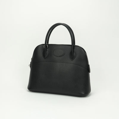 HERMES HERMES Bolide 31 Bolide 31 Bag Tote Bag Epson Noir Noir Black Black Silver Hardware Vaugh Epson