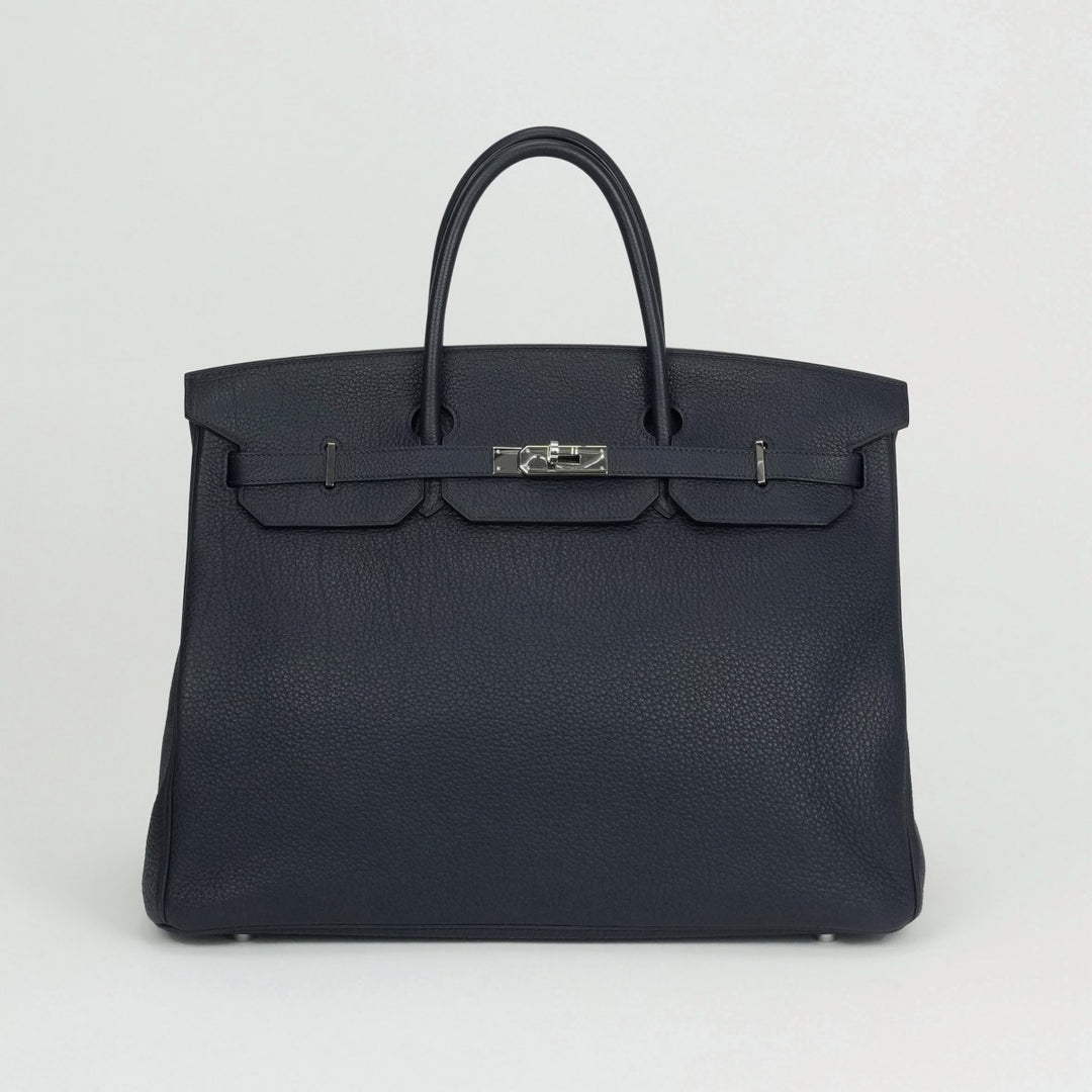 エルメス Hermes 空箱セット(バーキン40他) アウトレット] エルメス バーキン 40 トゴ ブラック ブルー