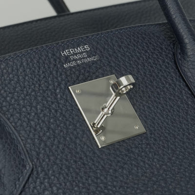 HERMES HERMES Birkin 40 Birkin 40 Bag, Tote Bag, Togo, Blue Nuit, Blue, Navy, Silver Fittings