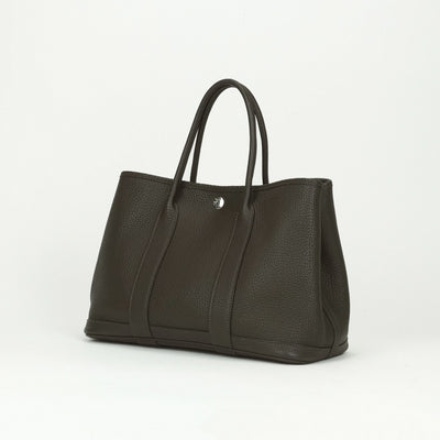 HERMES HERMES Garden party TPM Garden party TPM Garden party 30 Garden party Bag Tote Bag Negonda Evanne Ebaine Brown Brown Silver Hardware