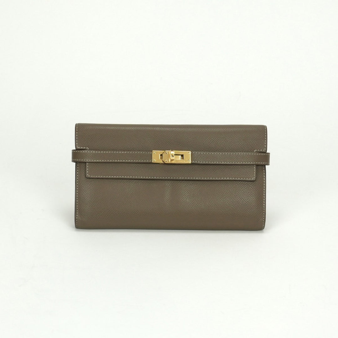 ❤お得なお品❤ケリーウォレット ミディアム ボルドー エルメス 長財布 A刻印 ロングウォレット | エルメス専門オンラインショップ 【H3