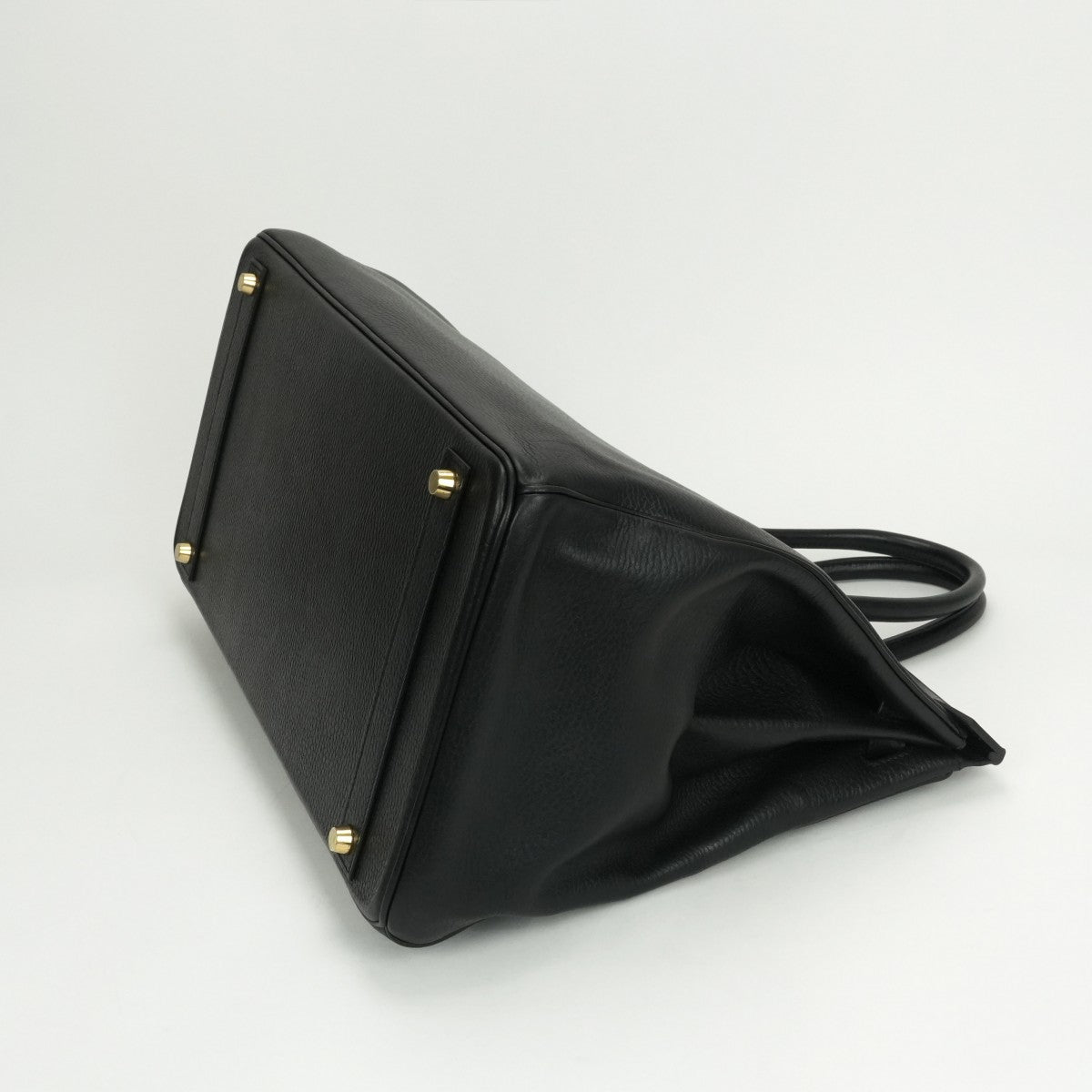 HERMES HERMES Birkin 40 Birkin 40 Bag, tote bag, Ardennes, noir, black, gold fittings