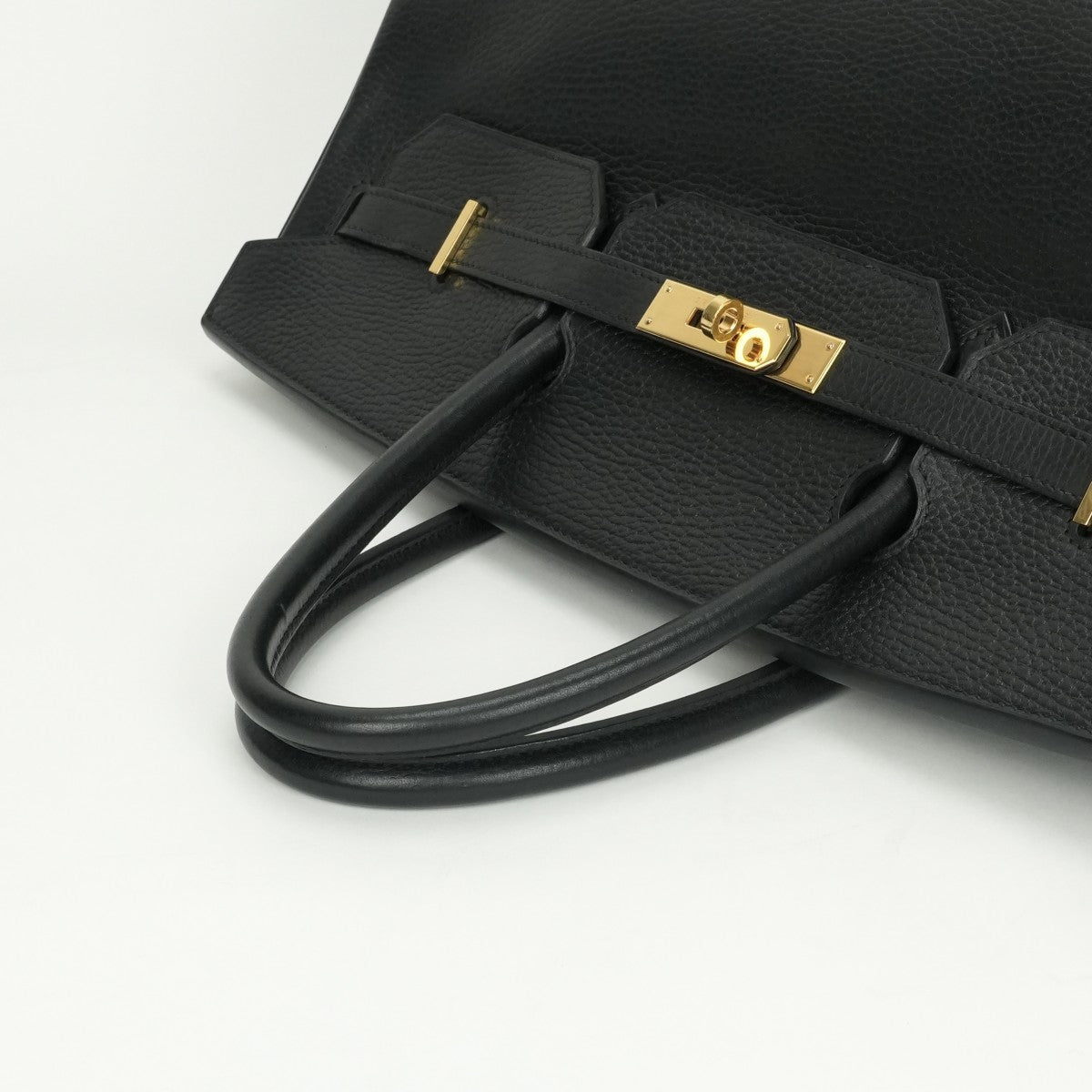 HERMES HERMES Birkin 40 Birkin 40 Bag, tote bag, Ardennes, noir, black, gold fittings