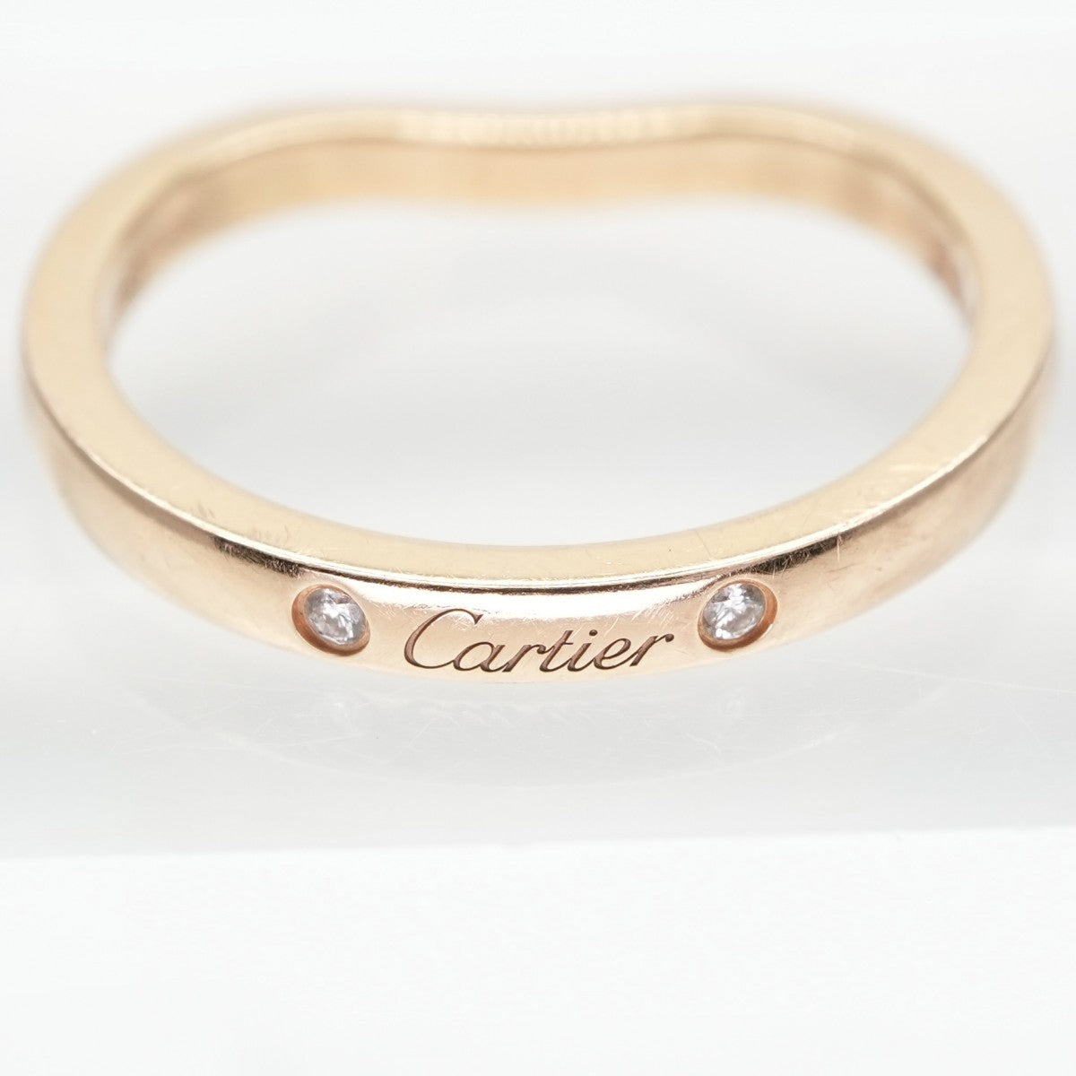 CARTIER Cartier Ballerina Wedding Ring Ballerina Wedding Ring BALLERINE Wedding BAND Ring Pt950/750PG Silver Pink Gold Diamond Ring Wedding Ring Marriage Ring Platinum Pink Gold