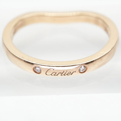 CARTIER Cartier Ballerina Wedding Ring Ballerina Wedding Ring BALLERINE Wedding BAND Ring Pt950/750PG Silver Pink Gold Diamond Ring Wedding Ring Marriage Ring Platinum Pink Gold
