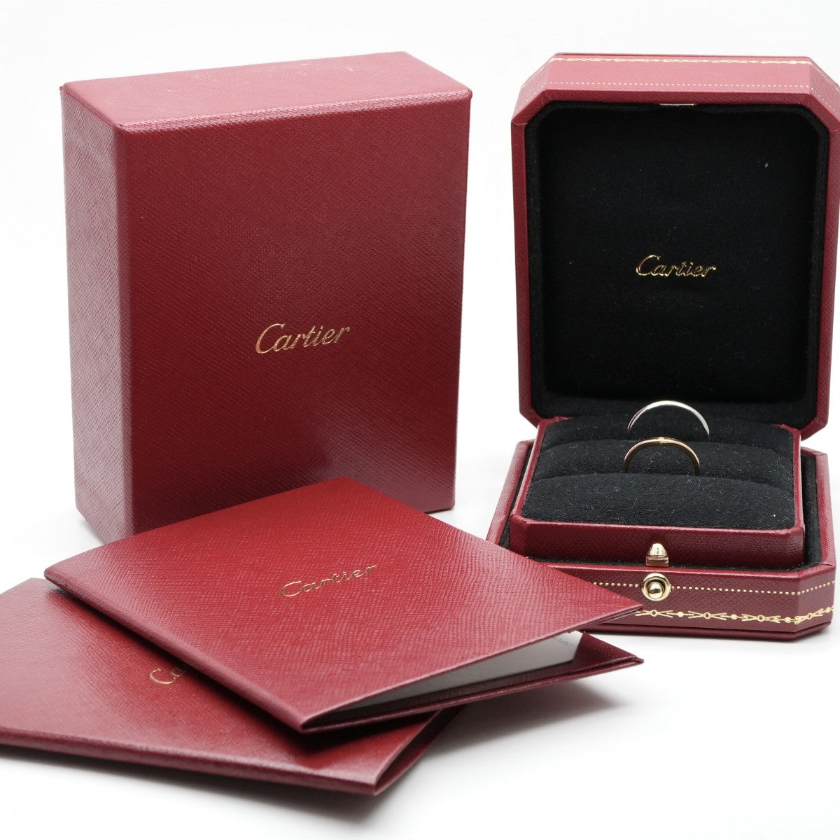 CARTIER Cartier Ballerina Wedding Ring Ballerina Wedding Ring BALLERINE Wedding BAND Ring Pt950/750PG Silver Pink Gold Diamond Ring Wedding Ring Marriage Ring Platinum Pink Gold