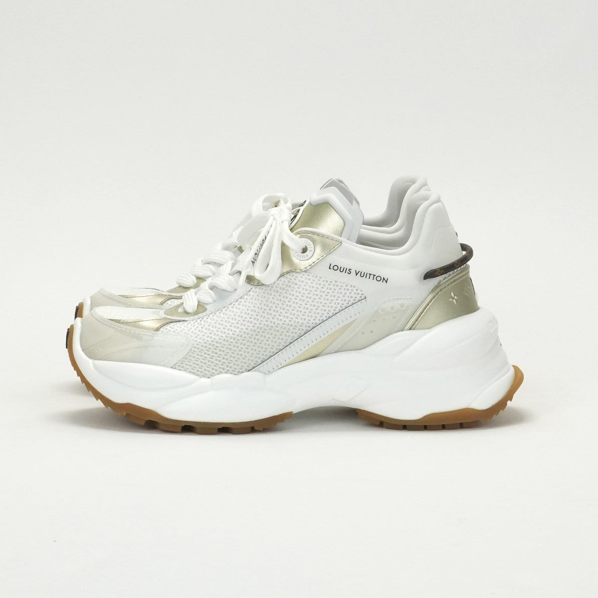 LOUIS VUITTON LOUIS VUITTON Run 55 Run 55 Sneakers Shoes Mixed Material White White