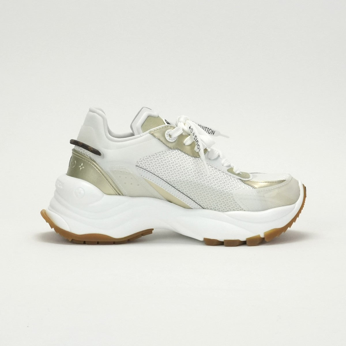 LOUIS VUITTON LOUIS VUITTON Run 55 Run 55 Sneakers Shoes Mixed Material White White