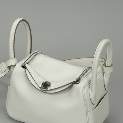 エルメス HERMES リンディミニ ヴェルソ リンディ ミニ 20 バッグ ショルダーバッグ スイフト グリペール Gris Perle グリメイヤー Grismeyer グレー Gray シルバー金具 ヴォースイフト