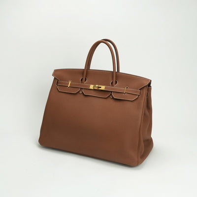 エルメス HERMES バーキン40 バーキン 40 バッグ トートバッグ トゴ ゴールド Gold ブラウン brown 茶 ゴールド金具 ハンドバッグ