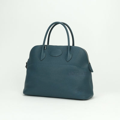 エルメス HERMES ボリード35 ボリード 35 バッグ トートバッグ ショルダーバッグ トリヨンクレマンス コルヴェール ブルー 青 シルバー金具