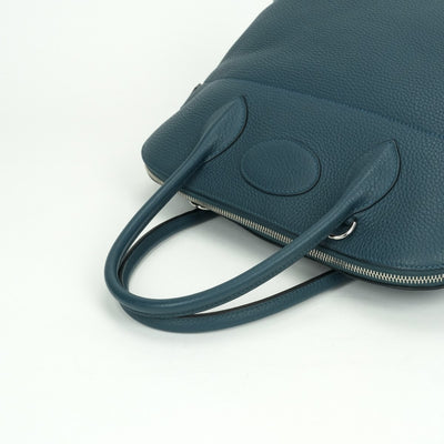 HERMES 헤르메스 Bolide 35 Bolide 35 가방, 토트 백, 숄더백, 토리 온 클레멘스, 코버, 블루, 실버 하드웨어