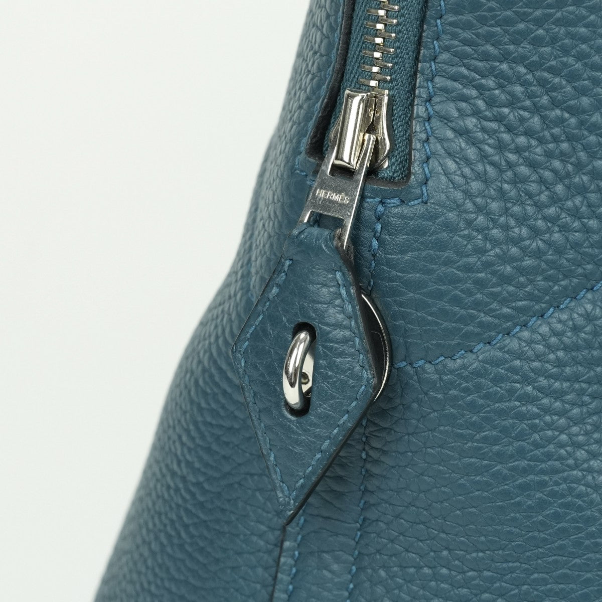 エルメス HERMES ボリード35 ボリード 35 バッグ トートバッグ ショルダーバッグ トリヨンクレマンス コルヴェール ブルー 青 シルバー金具