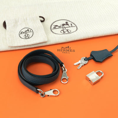 エルメス HERMES ボリード35 ボリード 35 バッグ トートバッグ ショルダーバッグ トリヨンクレマンス コルヴェール ブルー 青 シルバー金具