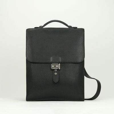 エルメス HERMES サックアデペッシュDPLG サックアデ ペッシュ DPLG バッグ ショルダーバッグ フィヨルド ノワール ブラック 黒 シルバー金具 ビジネスケース