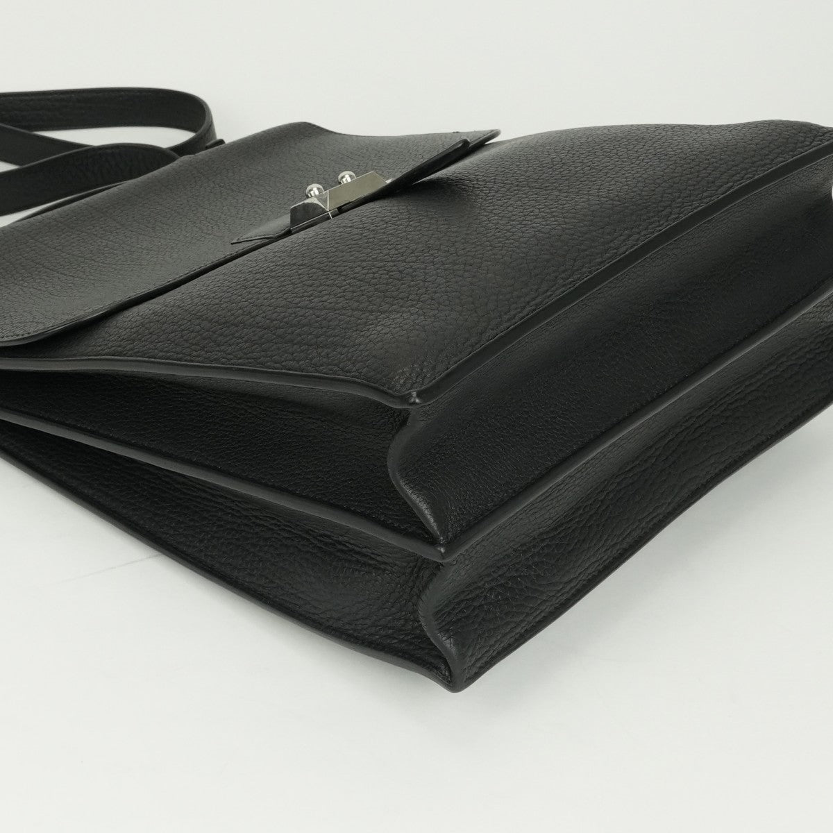 エルメス HERMES サックアデペッシュDPLG サックアデ ペッシュ DPLG バッグ ショルダーバッグ フィヨルド ノワール ブラック 黒 シルバー金具 ビジネスケース
