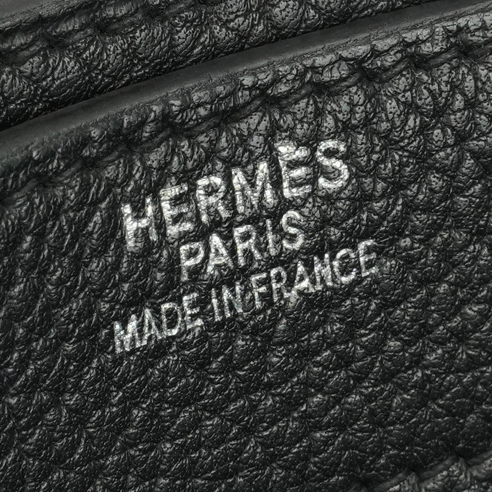 エルメス HERMES サックアデペッシュDPLG サックアデ ペッシュ DPLG バッグ ショルダーバッグ フィヨルド ノワール ブラック 黒 シルバー金具 ビジネスケース