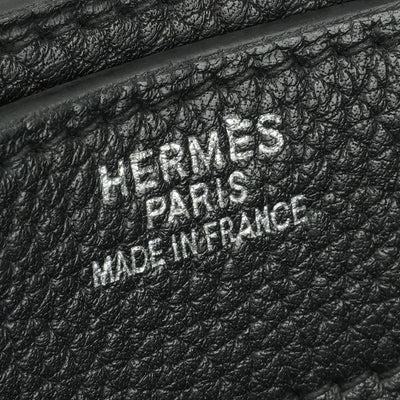 エルメス HERMES サックアデペッシュDPLG サックアデ ペッシュ DPLG バッグ ショルダーバッグ フィヨルド ノワール ブラック 黒 シルバー金具 ビジネスケース