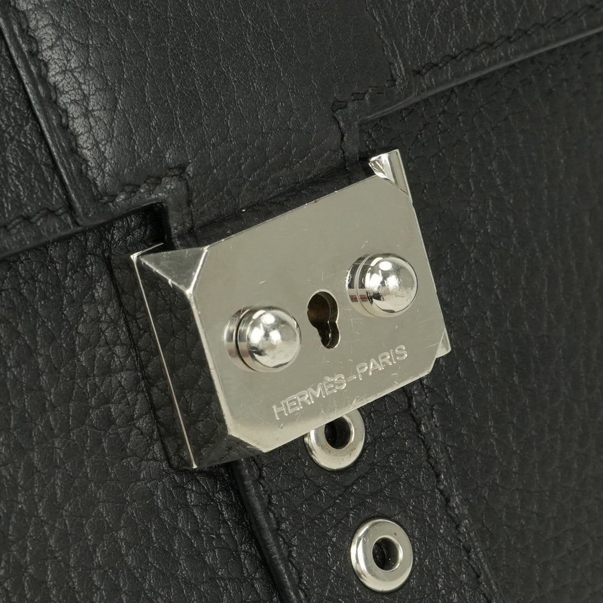 エルメス HERMES サックアデペッシュDPLG サックアデ ペッシュ DPLG バッグ ショルダーバッグ フィヨルド ノワール ブラック 黒 シルバー金具 ビジネスケース