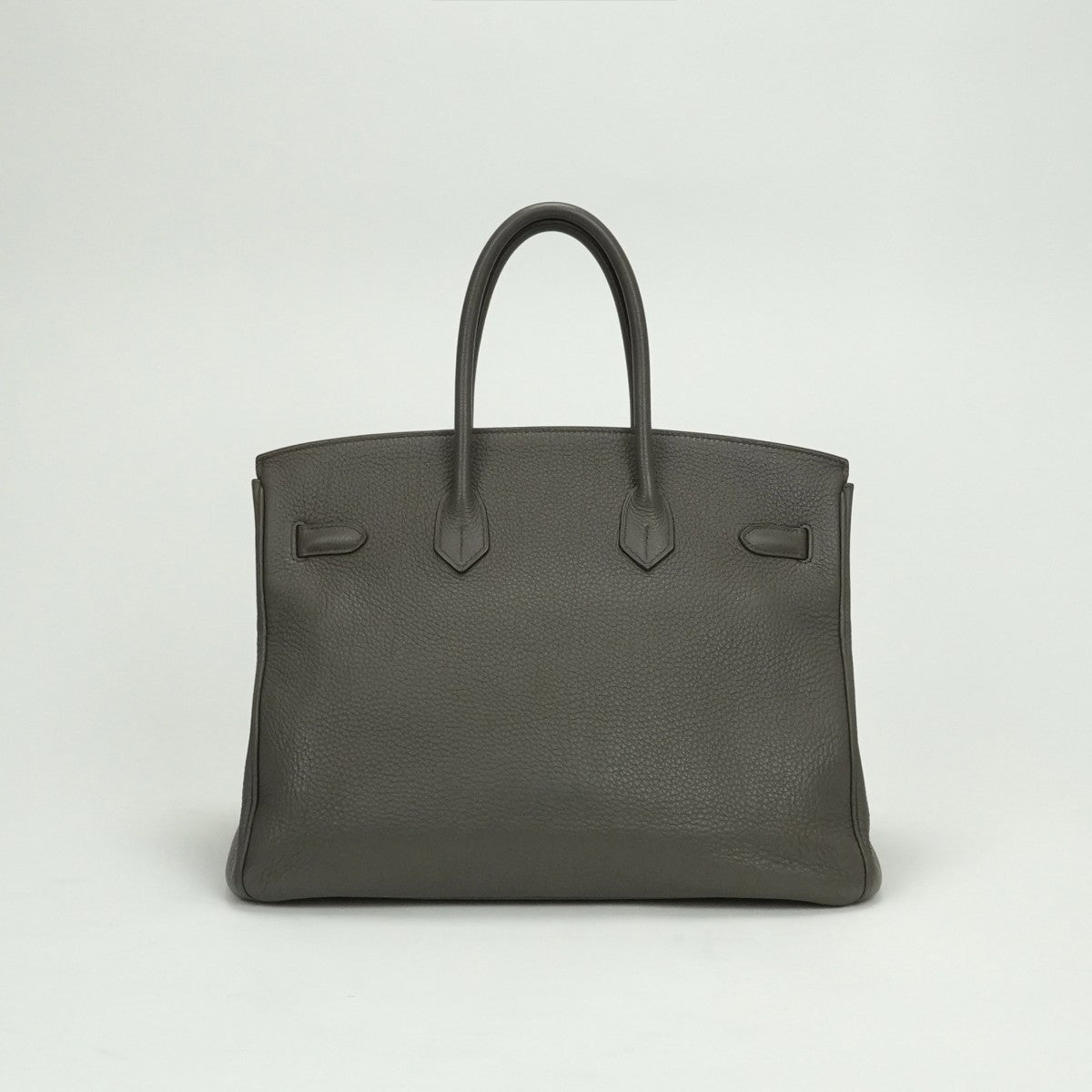 HERMES HERMES Birkin 35 Birkin 35 Bag Tote Bag Etain Gray Gray Silver Hardware Handbag