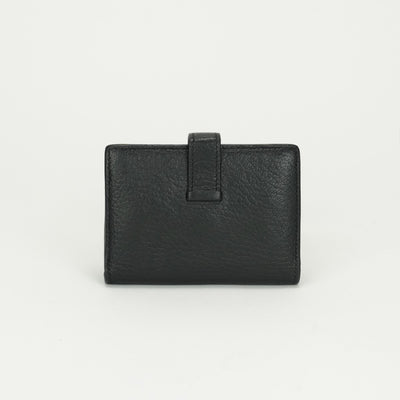 HERMES HERMES Bearn mini Bearn Mini Wallet Bifold Wallet Mini Wallet Mini Wallet Chevre Noir Black Silver Hardware