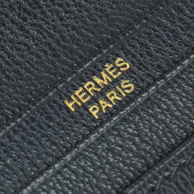 エルメス HERMES ベアンスフレ ベアン スフレ 財布 長財布 ロングウォレット アリゲーター クロコダイル ブルーマリン ネイビー 紺 ゴールド金具 エキゾチック