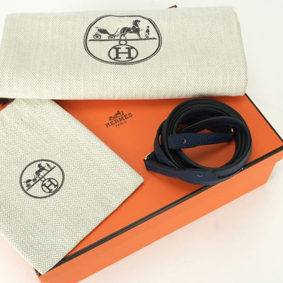 エルメス HERMES コンスタンスロングトゥーゴー コンスタンスロング トゥーゴー 財布 長財布 ロングウォレット エプソン ブルーネイビー ブルー ネイビー 青 紺 ゴールド金具 ヴォーエプソン