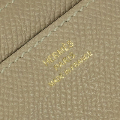 エルメス HERMES コンスタンスロング コンスタンス ロング ヴェルソ 財布 長財布 ロングウォレット エプソン トレンチ ナチュラル ベージュ系 ブラウン系 茶 ゴールド金具 ヴォーエプソン