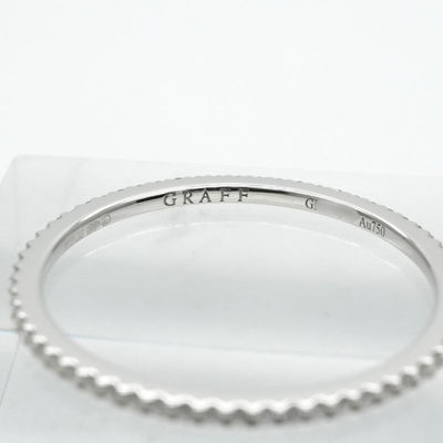グラフ GRAFF エタニティリング フルエタニティ リング 指輪 750WG ホワイトゴールド ダイヤリング 結婚指輪 マリッジリング プラチナ フルエタニティ
