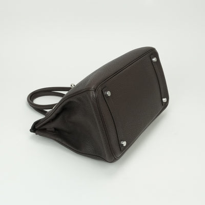 HERMES HERMES Birkin 30 Birkin 30 Tote bag Togo Chocolat Chocolat Brown Brown Silver hardware