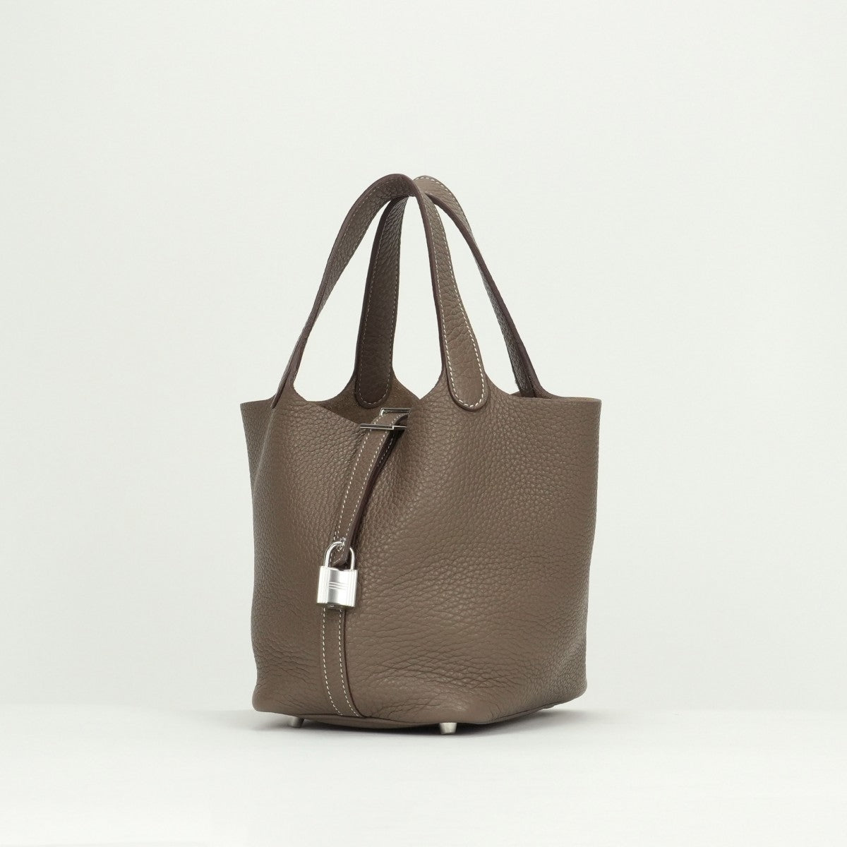 エルメス HERMES ピコタンロックPM ピコタンロック PM ピコタンロック18 バッグ トートバッグ トリヨンクレマンス エトゥープ グレージュ シルバー金具