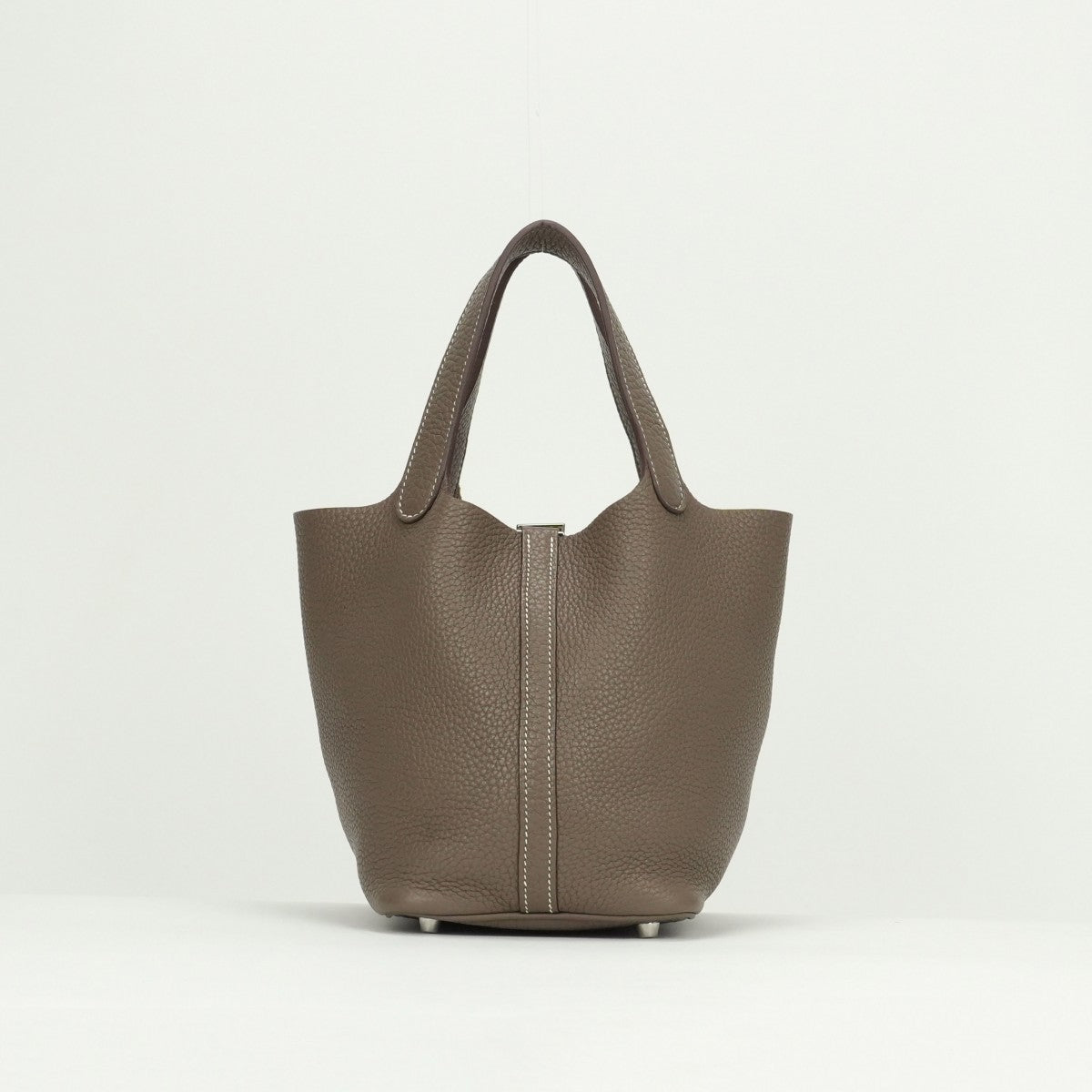 エルメス HERMES ピコタンロックPM ピコタンロック PM ピコタンロック18 バッグ トートバッグ トリヨンクレマンス エトゥープ グレージュ シルバー金具