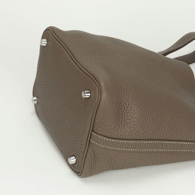 エルメス HERMES ピコタンロックPM ピコタンロック PM ピコタンロック18 バッグ トートバッグ トリヨンクレマンス エトゥープ グレージュ シルバー金具