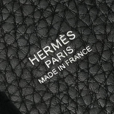 エルメス HERMES ピコタンロックMM ピコタンロック MM ピコタンロック22 バッグ トートバッグ トリヨンクレマンス ノワール ブラック 黒 シルバー金具
