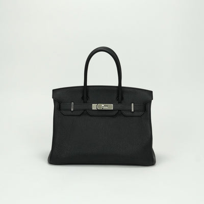 エルメス HERMES バーキン30 バーキン 30 バッグ トートバッグ トゴ ノワール noir ブラック Black 黒 シルバー金具