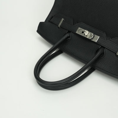 エルメス HERMES バーキン30 バーキン 30 バッグ トートバッグ トゴ ノワール noir ブラック Black 黒 シルバー金具