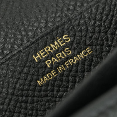 エルメス HERMES ベアンスフレ ベアン スフレ 財布 長財布 ロングウォレット エプソン ノワール ブラック 黒 ゴールド金具 ヴォーエプソン