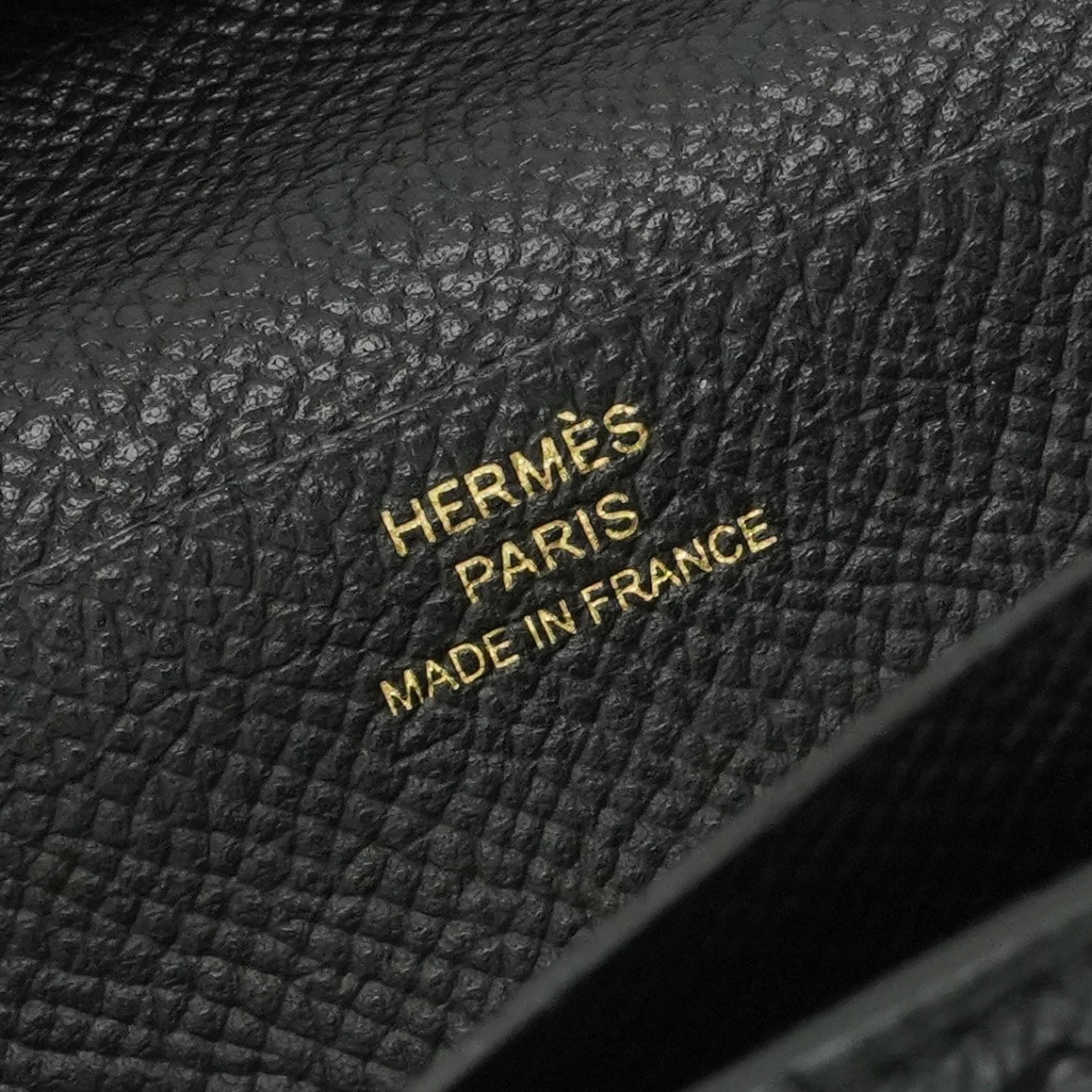 エルメス HERMES ベアンスフレ ベアン スフレ 財布 長財布 ロングウォレット エプソン ノワール ブラック 黒 ゴールド金具 ヴォーエプソン