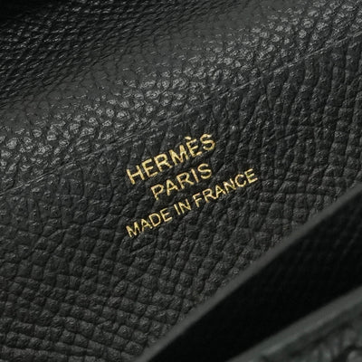 エルメス HERMES ベアンスフレ ベアン スフレ 財布 長財布 ロングウォレット エプソン ノワール ブラック 黒 ゴールド金具 ヴォーエプソン