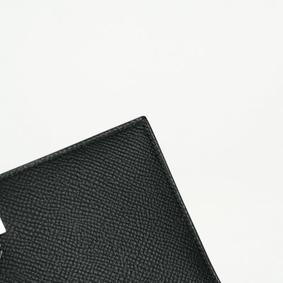 エルメス HERMES ベアンスフレタッチ ベアン スフレ タッチ 財布 長財布 ロングウォレット エプソン クロコダイル ノワール ブラック 黒 シルバー金具 ヴォーエプソン アリゲーター