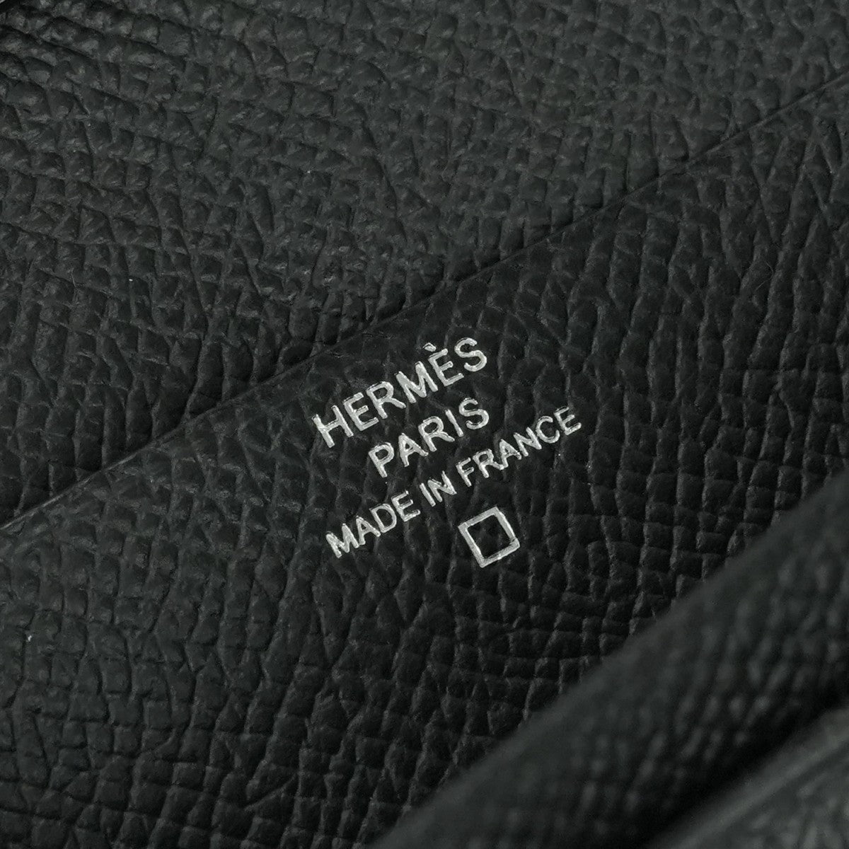 エルメス HERMES ベアンスフレタッチ ベアン スフレ タッチ 財布 長財布 ロングウォレット エプソン クロコダイル ノワール ブラック 黒 シルバー金具 ヴォーエプソン アリゲーター