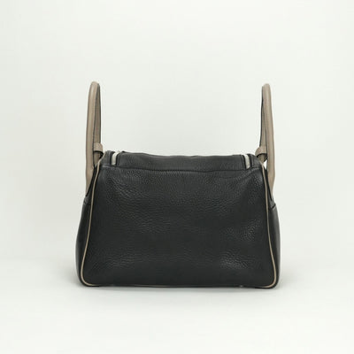 エルメス HERMES リンディ30 リンディ 30 バッグ トートバッグ ショルダーバッグ トリヨンクレマンス ノワール Noir エトゥープ Etoupe ブラック グレージュ Black 黒 シルバー金具
