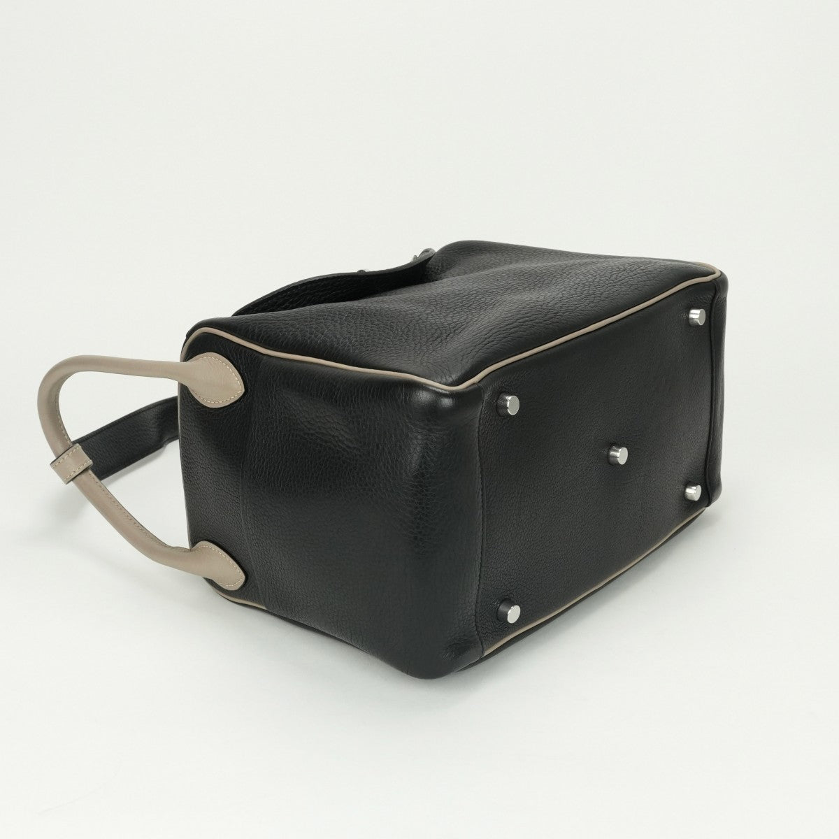 エルメス HERMES リンディ30 リンディ 30 バッグ トートバッグ ショルダーバッグ トリヨンクレマンス ノワール Noir エトゥープ Etoupe ブラック グレージュ Black 黒 シルバー金具