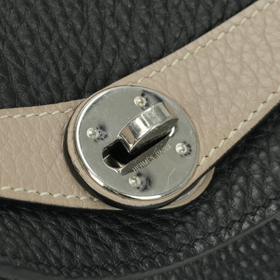 エルメス HERMES リンディ30 リンディ 30 バッグ トートバッグ ショルダーバッグ トリヨンクレマンス ノワール Noir エトゥープ Etoupe ブラック グレージュ Black 黒 シルバー金具