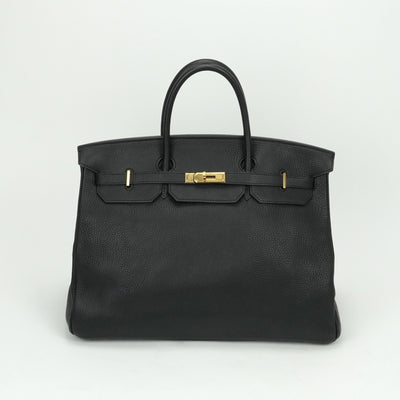 HERMES HERMES Birkin 40 Birkin 40 Tote bag Togo Noir Black Gold hardware