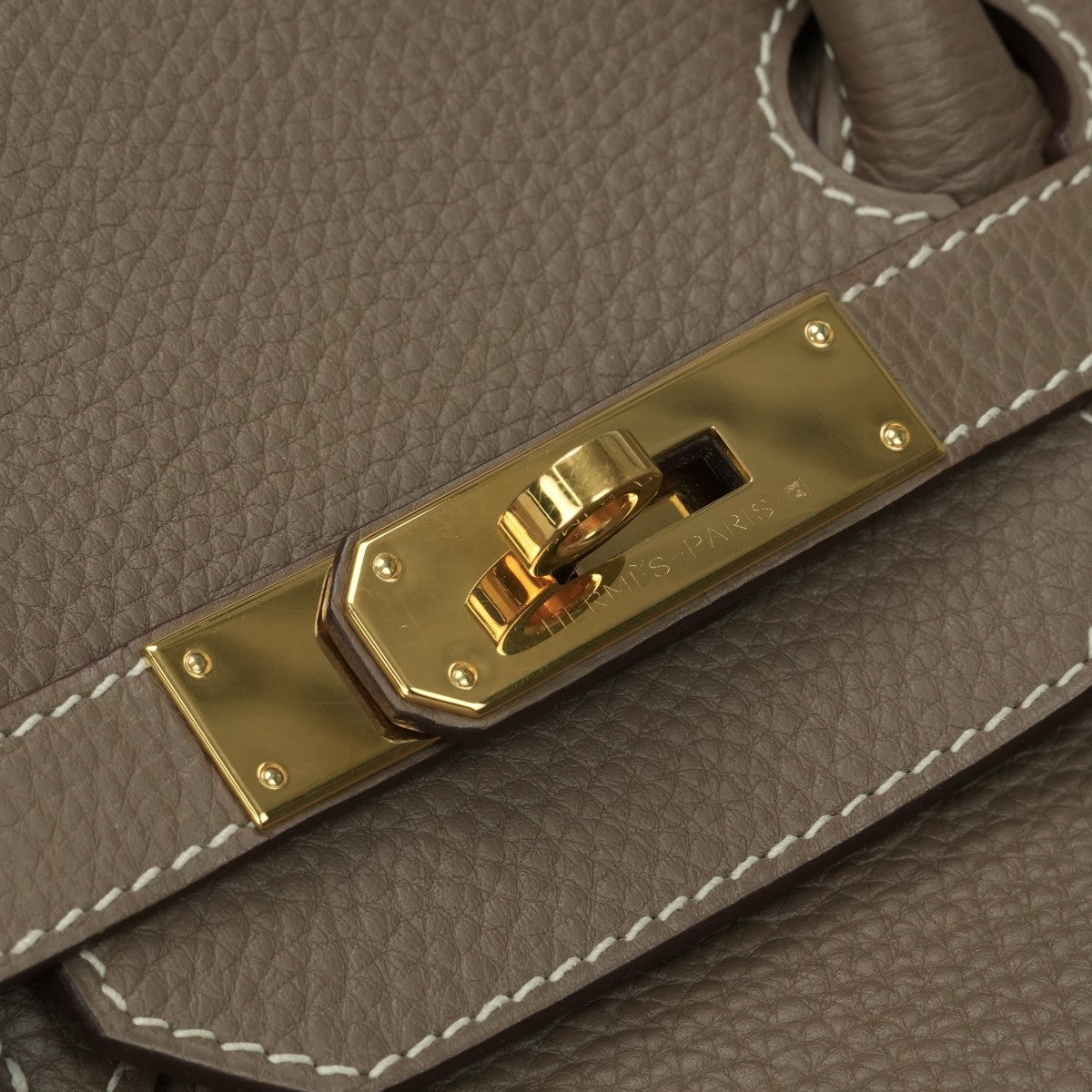エルメス HERMES バーキン35 バーキン 35 バッグ トートバッグ トゴ エトゥープ Etoupe グレー ゴールド金具 トートバッグ