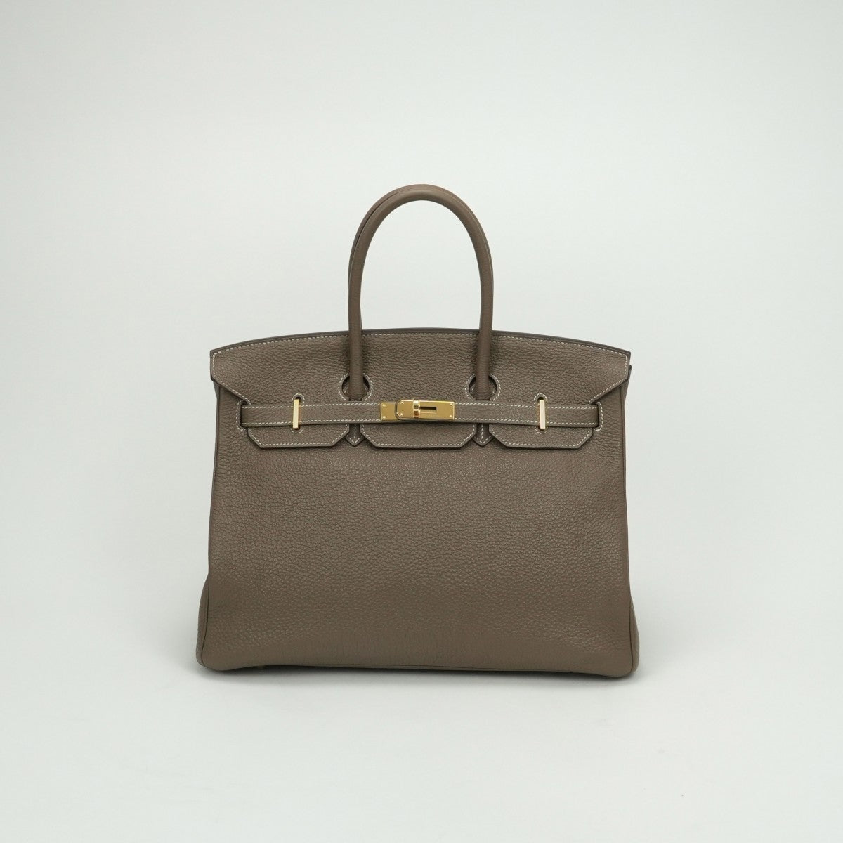 エルメス HERMES バーキン35 バーキン 35 バッグ トートバッグ トゴ エトゥープ Etoupe グレー Gray ゴールド金具 ハンドバッグ