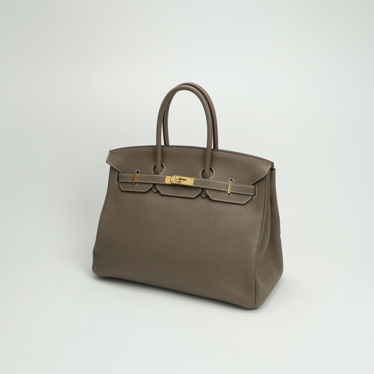 エルメス HERMES バーキン35 バーキン 35 バッグ トートバッグ トゴ エトゥープ Etoupe グレー Gray ゴールド金具 ハンドバッグ