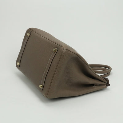 エルメス HERMES バーキン35 バーキン 35 バッグ トートバッグ トゴ エトゥープ Etoupe グレー Gray ゴールド金具 ハンドバッグ
