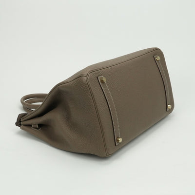 エルメス HERMES バーキン35 バーキン 35 バッグ トートバッグ トゴ エトゥープ Etoupe グレー Gray ゴールド金具 ハンドバッグ